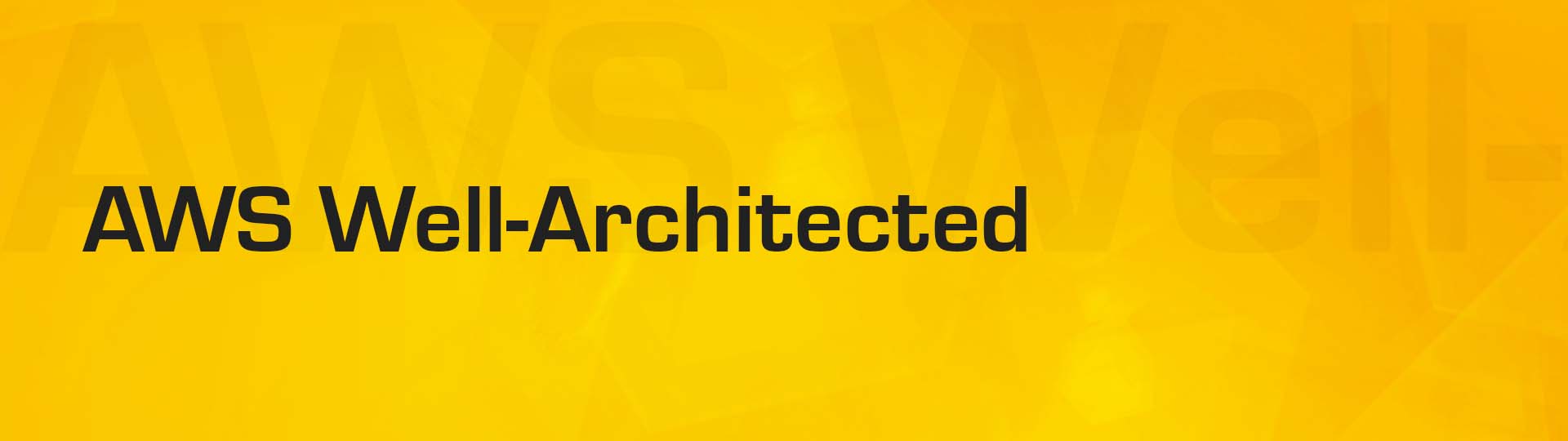 AWS Well Architected