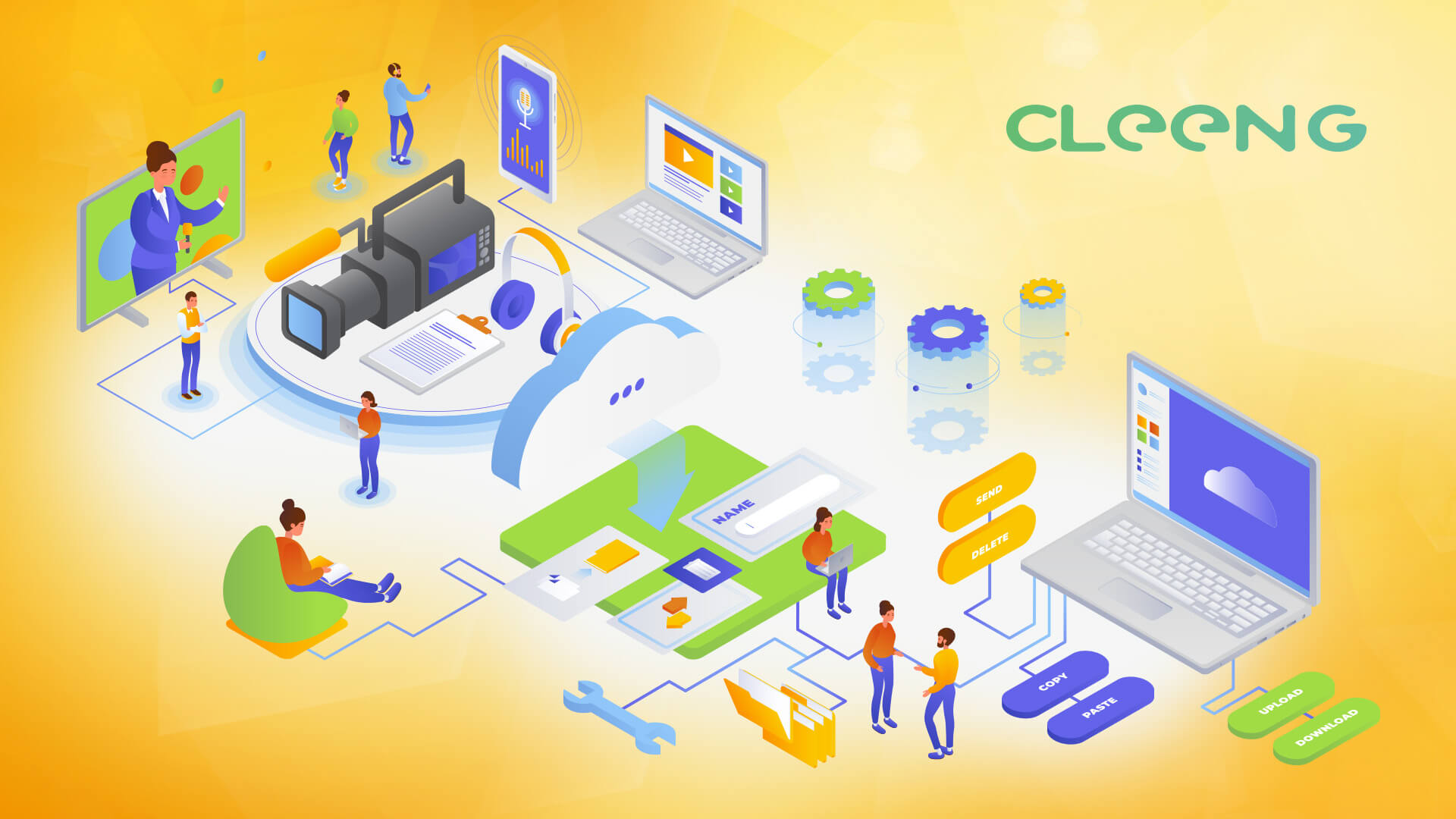 Project and implementation AWS cloud for Cleeng company