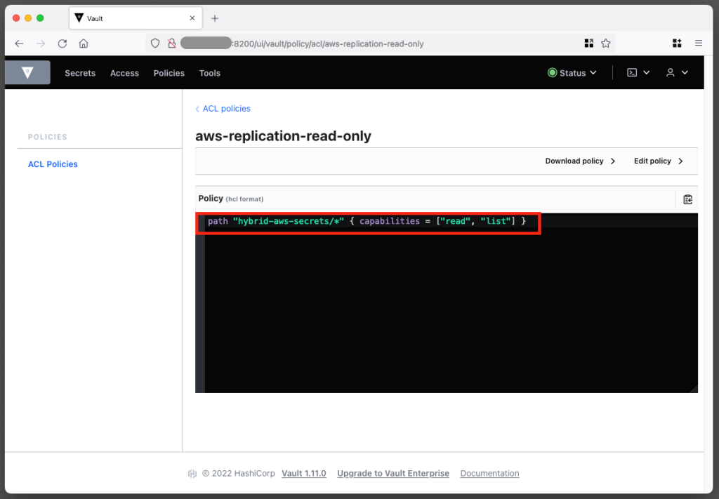 How do I configure ongoing replication from an external secret manager to AWS Secrets Manager?