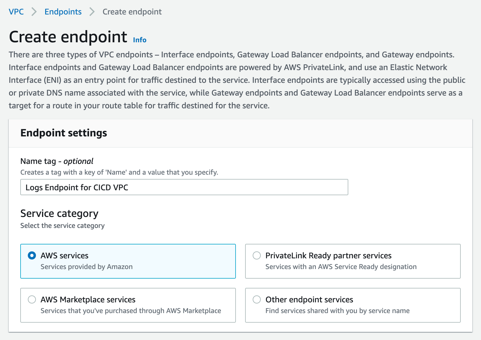 Configuring a secure CI/CD pipeline on Amazon Virtual Private Cloud without public internet access