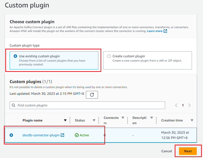 Stream data using Amazon DocumentDB Amazon MSK Serverless and Amazon MSK Connect