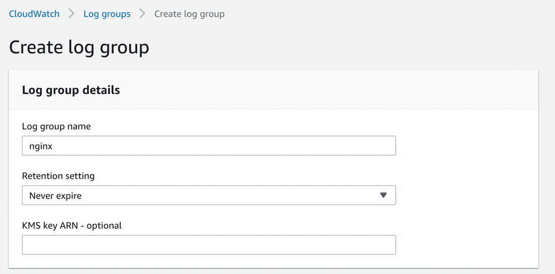 Use the Amazon CloudWatch Contributor Insights service for general NGINX log analysis