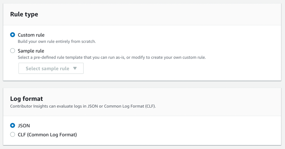 Use Amazon CloudWatch Contributor Insights service for general NGINX log analysis.