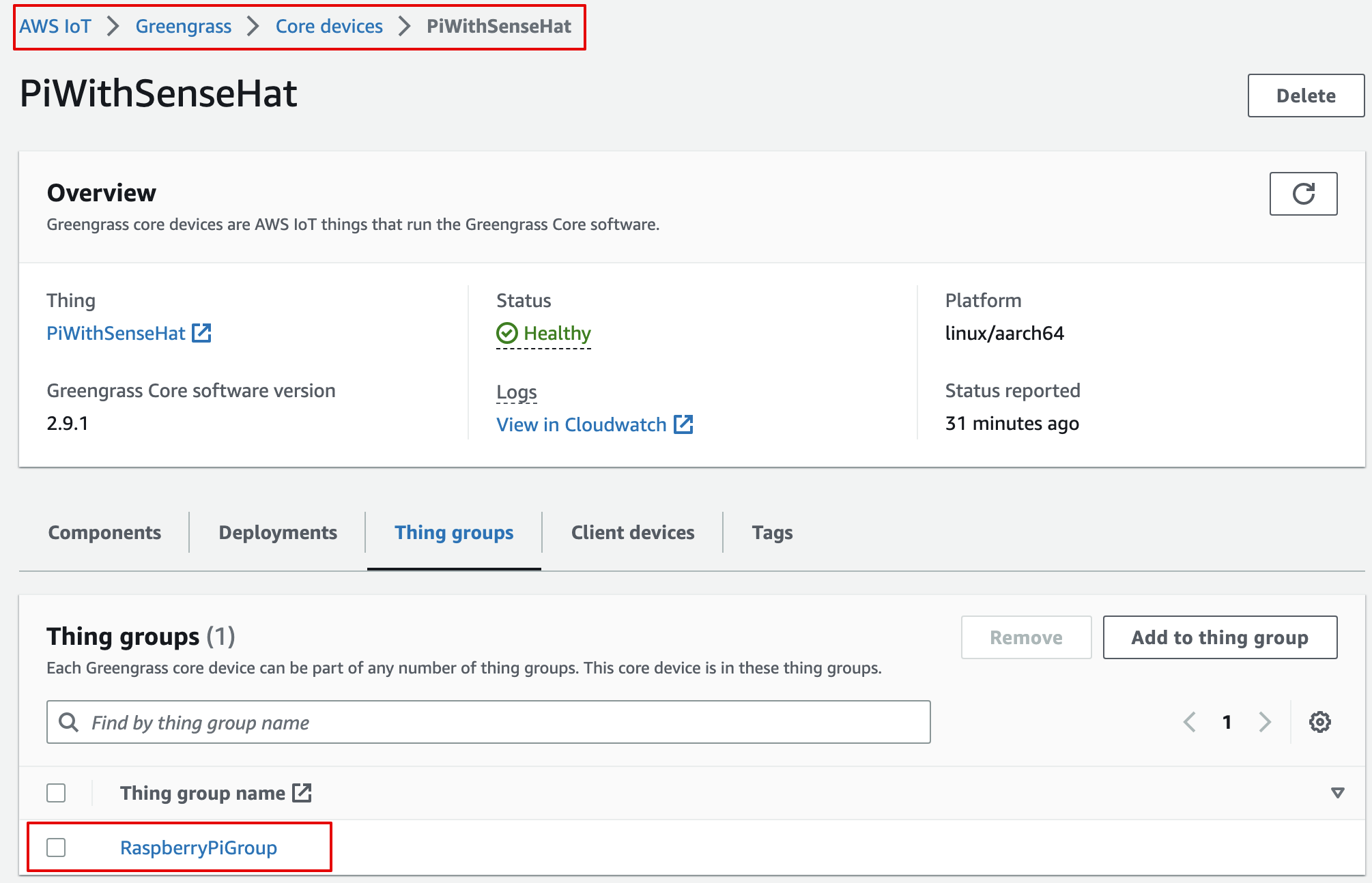 Manage the state of your IoT devices anywhere using the AWS IoT Device Shadow service and AWS IoT Greengrass